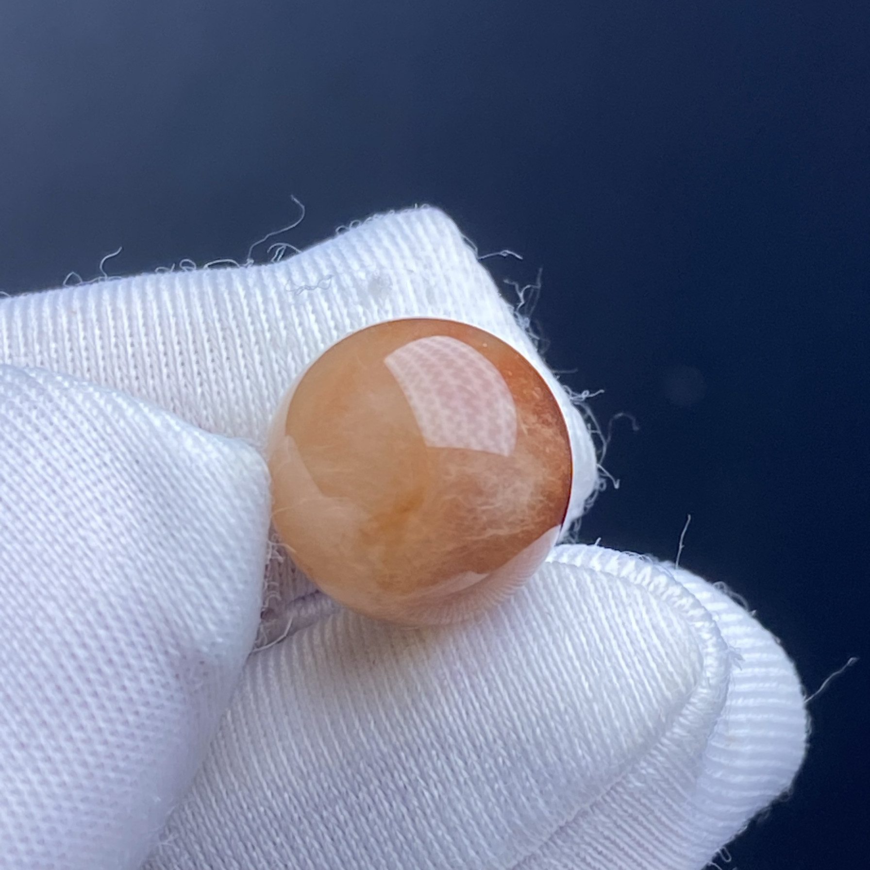 天然水晶红兔毛吊坠圆珠DIY水晶单珠饰品配珠11mm一物一图图片