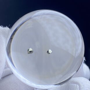 天然水晶黄铜矿吊坠圆珠DIY铜矿水晶项链饰品28mm一物一图