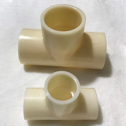 ABS三通 塑料防腐蚀米黄管件20 25 32 40 50 75 90 160进水管配件