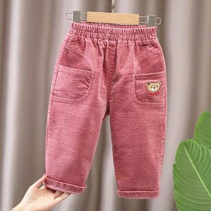 宝宝罩裤可套棉裤秋冬季外穿防脏宽松洋气男女儿童0123岁婴儿裤子