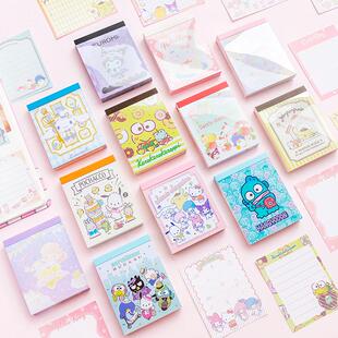 日系小便签二弹高颜值便签学生可爱手账可撕便携无粘性便签小本