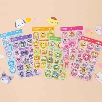 卡通可爱贴纸咕卡手帐装饰