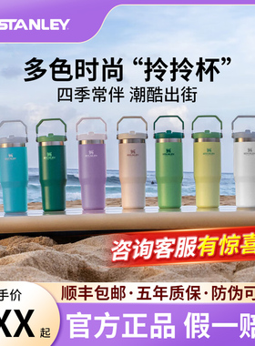 STANLEY史丹利拎拎杯折叠吸管杯保冷保冰大容量保温杯水杯子pro