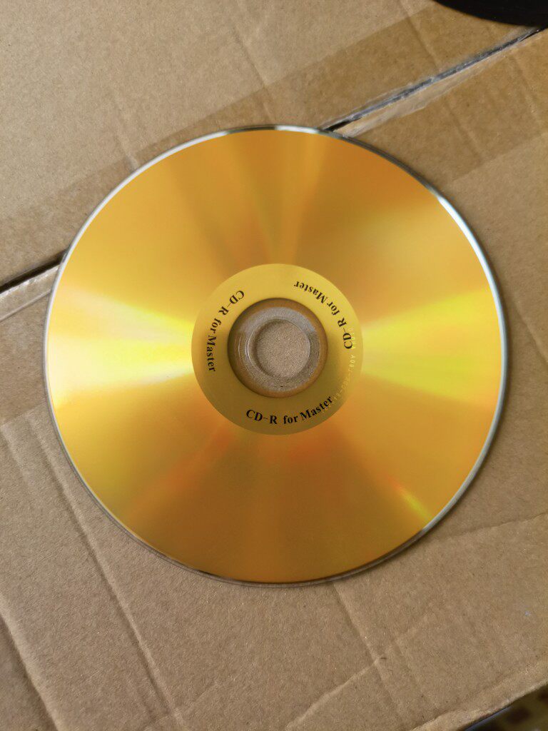 台产出口日本Master三菱母盘CD音乐刻录盘audioCD刻录盘audio环码图片