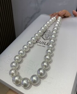 吉尔德澳白海水珍珠项链 高品质毕业极澳白