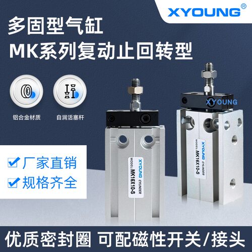 XYOUNG杆不回转型多位置气缸MK