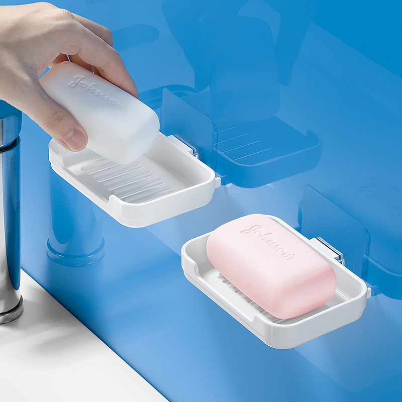 免打孔肥皂盒宿舍壁挂式卫生间