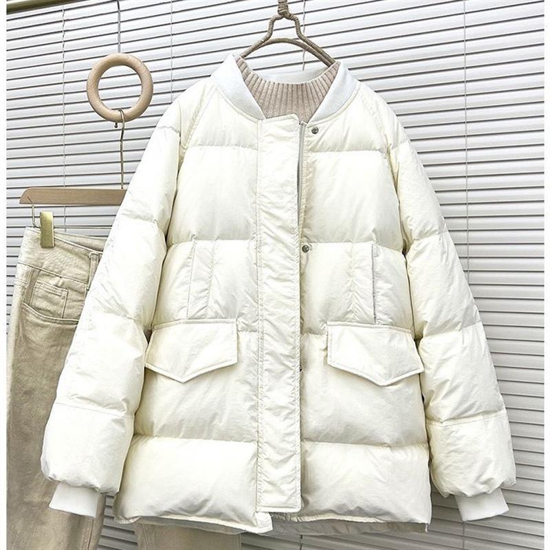时尚棉服女装新款棒球服韩版宽松常规加厚面包服高级感休闲外套潮