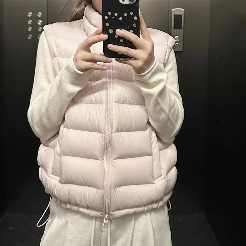 韩版立领排骨棉服马甲女2026年秋冬时尚爆款宽松超好看短款外套潮