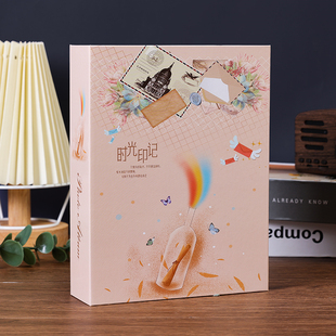 相册本 家庭插页式5寸相册6寸照片情侣7寸影集宝宝成长记录纪念册