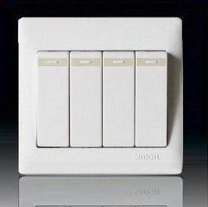 西蒙开关插座50系列50g四位开关