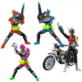 万代 盒蛋 掌动 假面骑士 SHODO-X11 EXAID 双子 骑士人摩托 现货