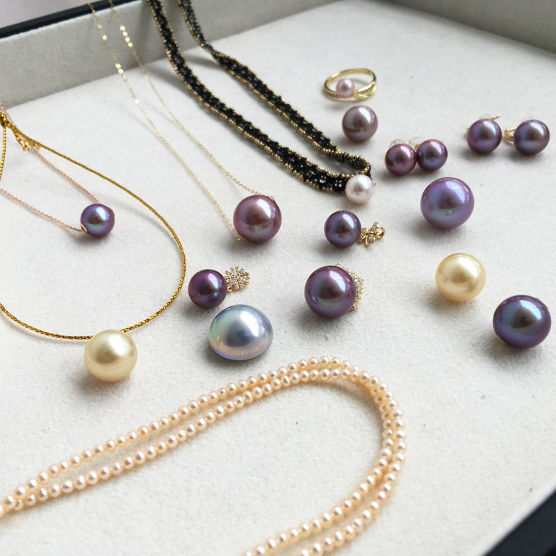 天然爱迪生妖紫珍珠成品吊坠耳环戒指海水黑珍珠裸南洋金珠孔雀绿在类目 珠宝/钻石/翡翠/黄金, 天然珍珠（新）, 颈饰中 - 来自Buy2taobao.com提供专业的淘宝代购服务