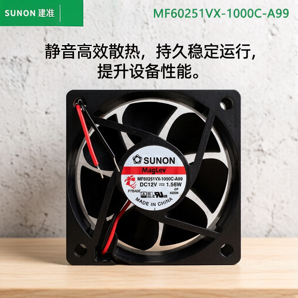 MF60251VX-1000C-A99台湾建准SUNON 12V 6cm厘米机箱机柜散热风扇