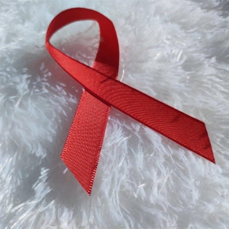 爱心公益丝带红色丝带和平结胸花胸针关爱应援活动艾滋红丝带胸带