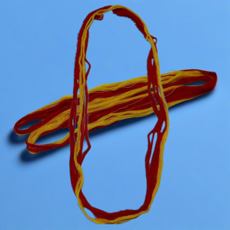 宝宝挂脖长命线满月礼线五彩红绳