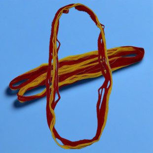 彩色挂脖长命线小孩子上门满月礼红线挂绳百天抓周长寿线婴儿花线