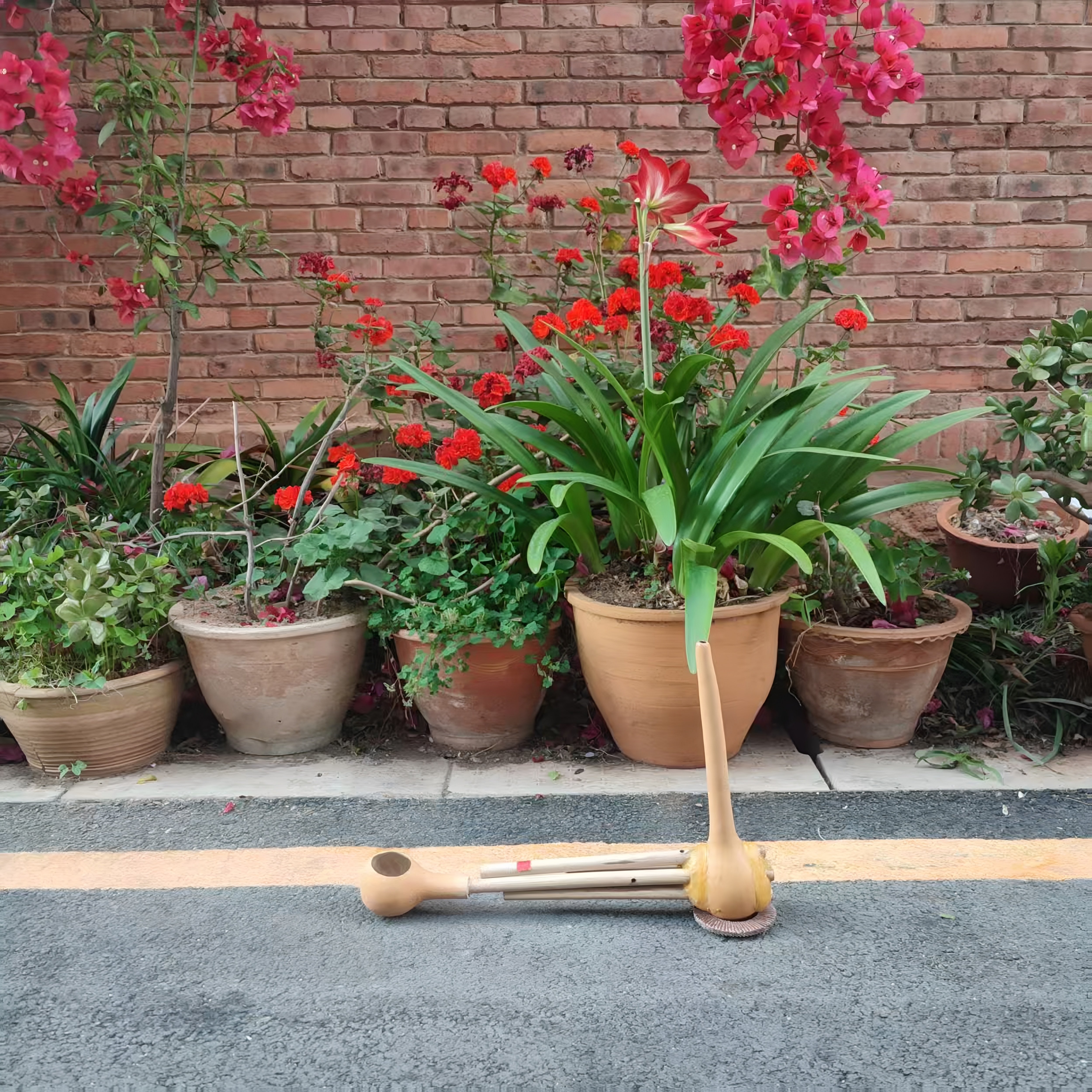 芦笙五管一尺三双调大凉山彝族苗族 铜舌芦笙手工制作