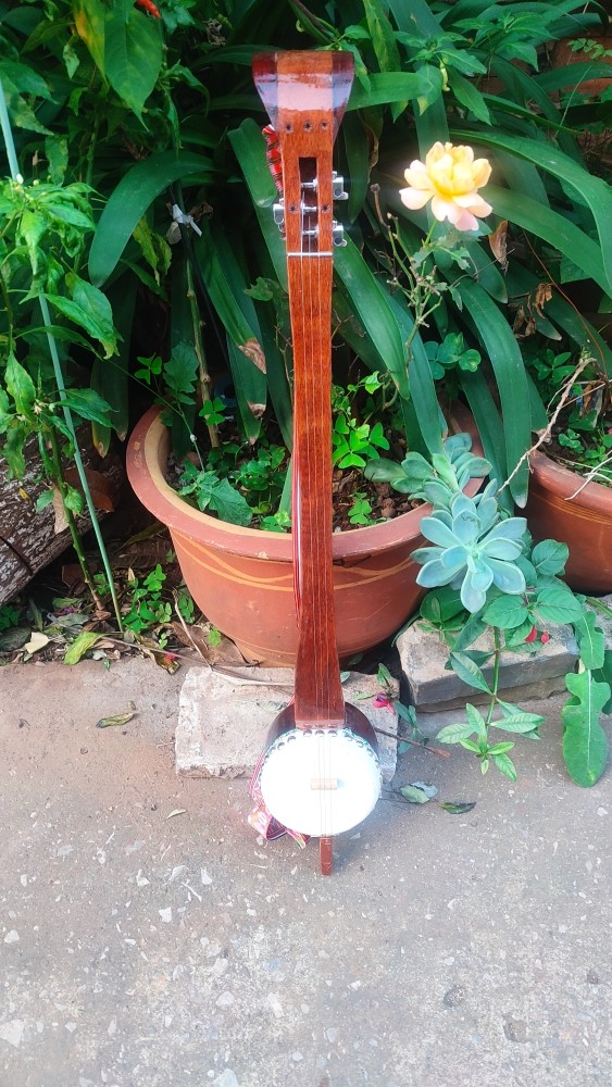 三弦76公分 西双版纳彝族跳歌乐器云南民族非遗 厂家直销可开发票