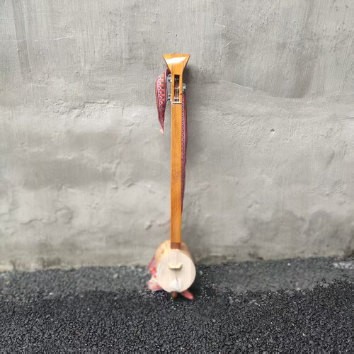 精制小三弦佤族琴桶竹制