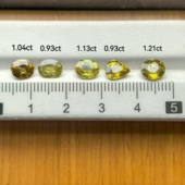 FGA国检珠宝鉴定师 天然榍石刻面戒面裸石A18 难得稀有宝石标本