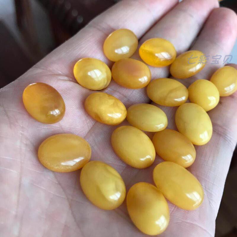 琥珀蜜蜡戒面裸石有机