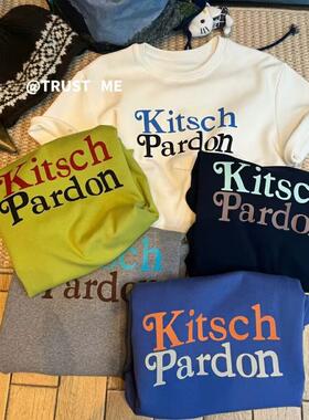 TRUST ME秋冬韩版加厚磨毛合身显瘦字母印花减龄正肩圆领短袖T恤