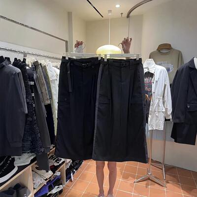 半身裙秋季新款高腰拼色韩版复古