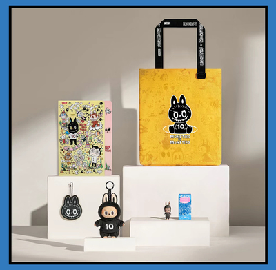 【展会限定】POPMART泡泡玛特THE MONSTERS十周年展览限定周边