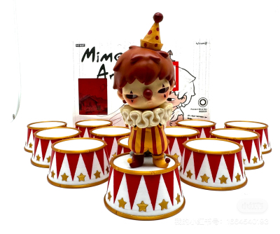 3D打印小野悲伤小丑潮玩搭配道具戏剧舞台马戏团小鼓墩子摆件底座