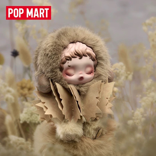 POPMART泡泡玛特SKULLPANDA光织园系列SP搪胶脸二代毛绒挂件盲盒