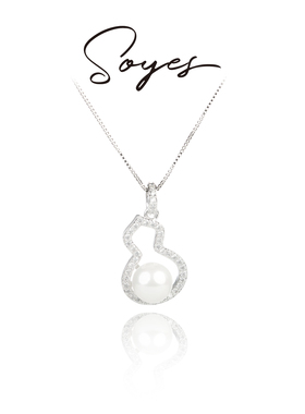 soyes索野 合金镂空葫芦项链新中式设计感人间富贵花