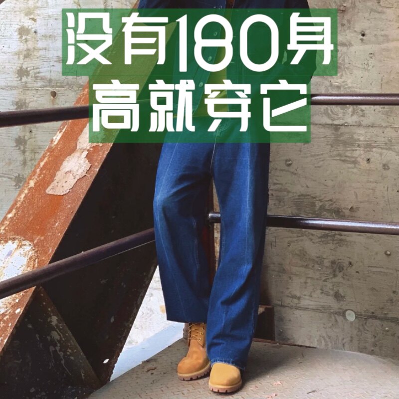 恶宁家手工靴 户外工装男靴牛皮靴旅行徒步登山增高靴硬汉大黄靴
