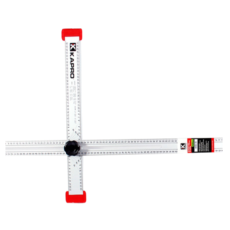 以色列kapro开普路标注尺317-120cm可调T型尺刻度尺铝合金绘图尺