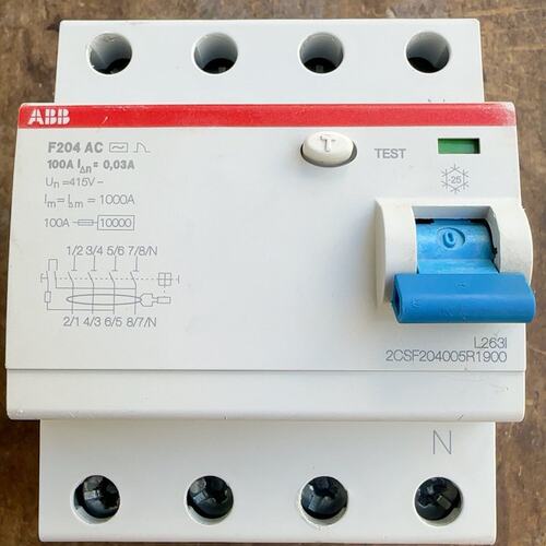 议价ABB漏电保护器 F204 AC 100A 0.03A可维修