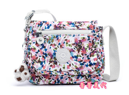 现货 美国kipling SABIAN迷你斜挎潮流女包猴子包猩猩包19cm 花色