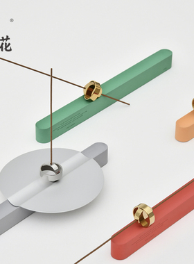 见南花|手作艺术香插盘线香沉香檀香高级香托瑜伽禅意摆件礼物