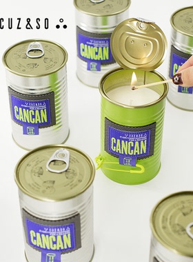 CUZ&SOMiniCan系列迷你罐头CandyCan系列糖果罐头香氛蜡烛持久