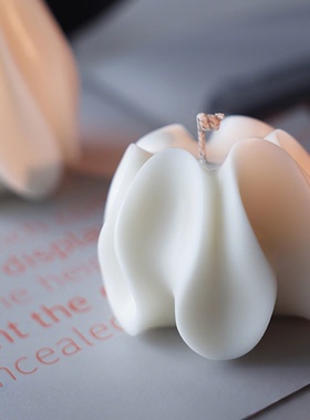 M 慢生活 创意香薰蜡烛香氛艺术小众高级南瓜造型蜡烛