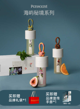 Penscent海屿秘境绳织无火香薰室内持久家用植物精油香氛新年礼物