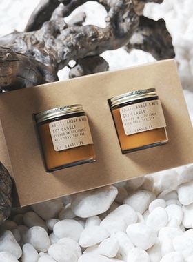 pfcandleco进口香薰蜡烛2支装礼盒香氛新年家居氛围520礼物情人节