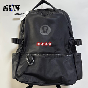 CREW NEW 22L 尼龙 黑色 国内现货 常规双肩包 lululemon露露乐蒙