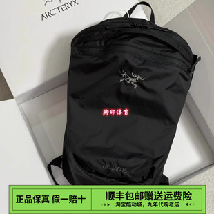 Arcteryx始祖鸟 HELIAD 15L刺绣徽标户外功能 尼龙 黑色 双肩包