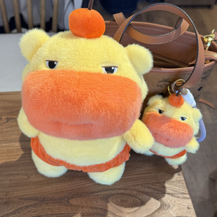 可爱水豚噜噜河马公仔挂件毛绒玩具搞怪卡皮巴拉玩偶抱枕生日礼物