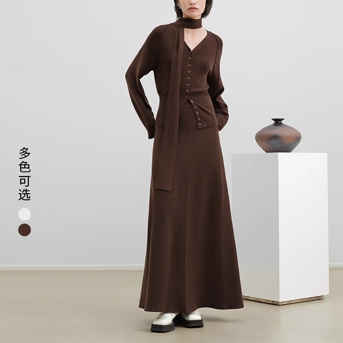 艺之卉绵羊毛针织衫套装