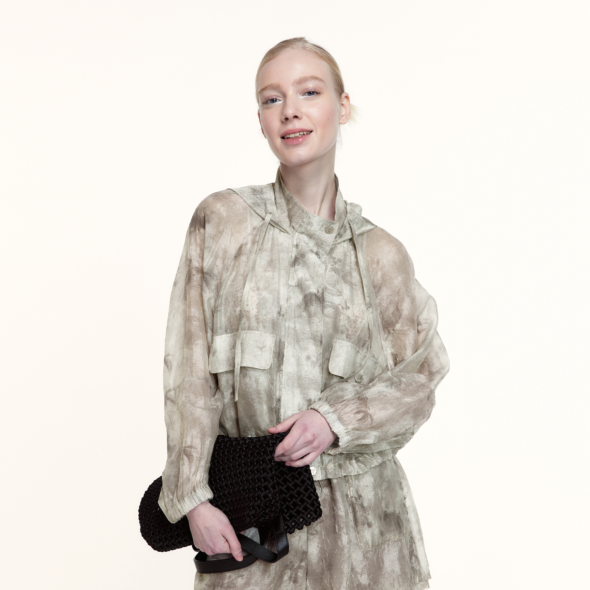 艺之卉水墨鱼印花浪漫防晒套装