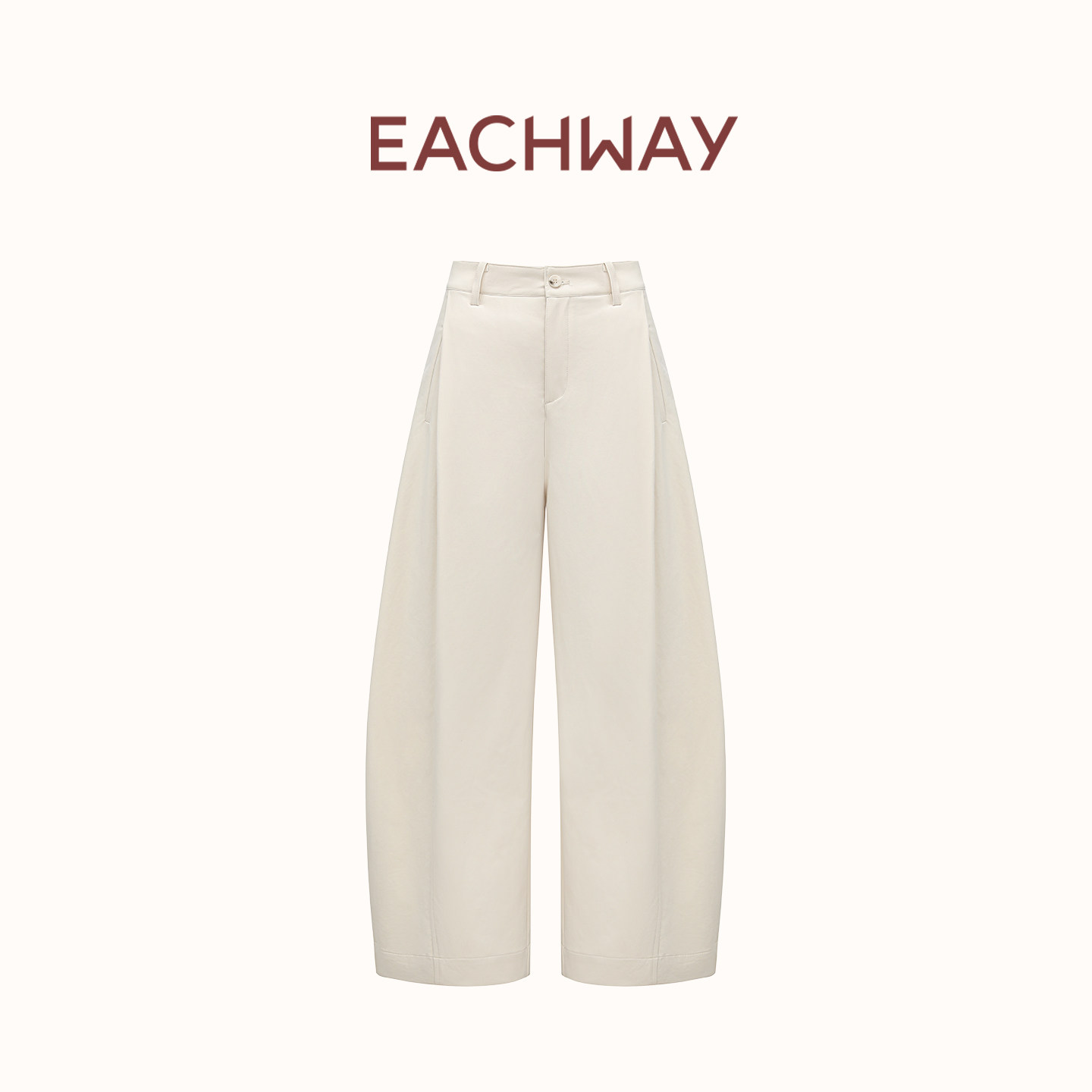 艺之卉山系弯刀休闲裤三色选长裤2025秋新款