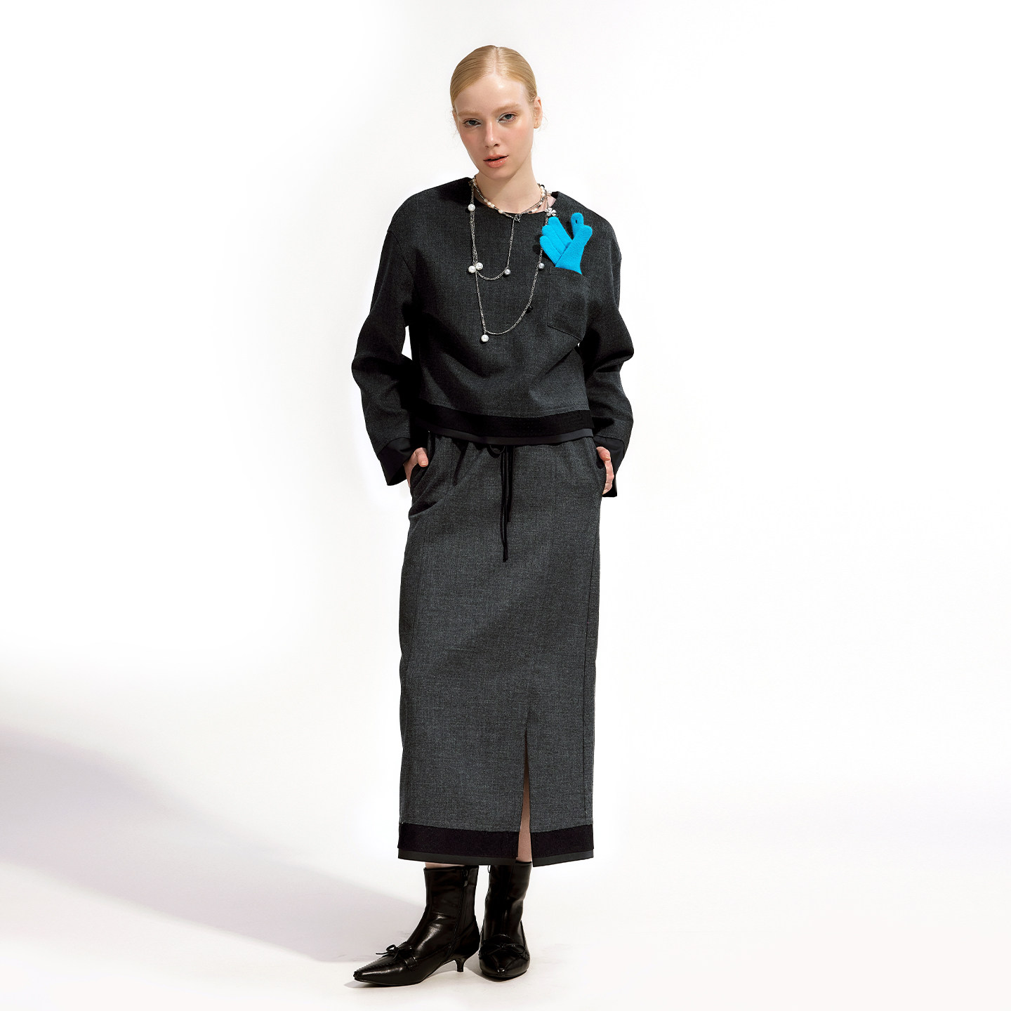 艺之卉复古摩登半身裙