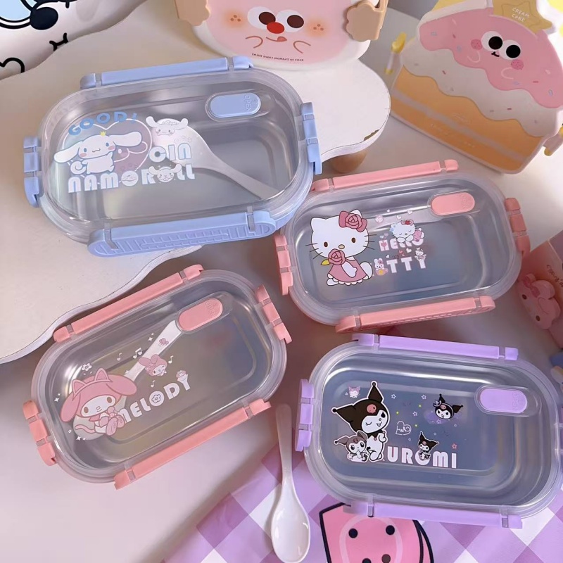 卡通通用学生上班族野餐不锈钢