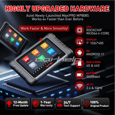 跨境道通AUTEL MaxiSys MP808S Auto Diagnostic Tool 代发海外版